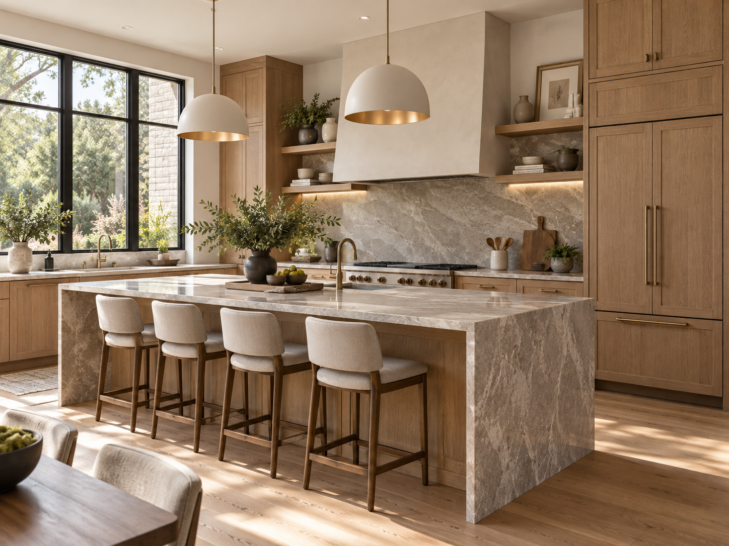 Contemporary Oak Kitchen